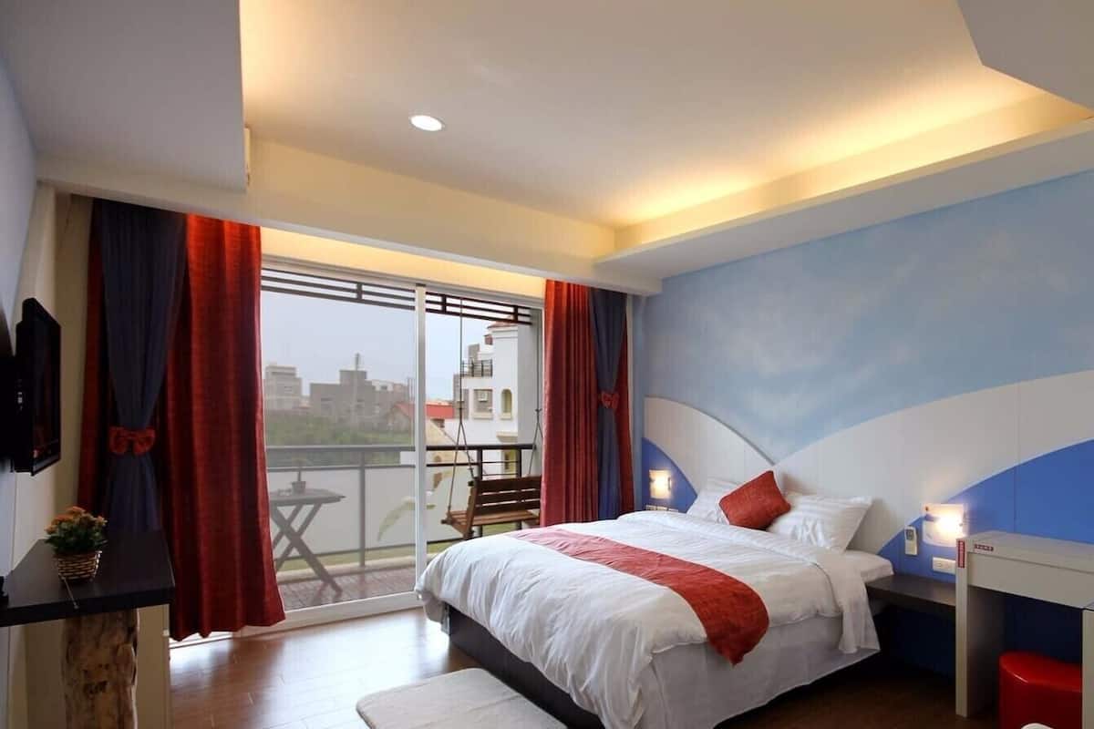 Phòng đ ôi tiện nghi đơn giản, 1 giường cỡ queen, không hút thuốc, quang cảnh vườn | Minibar, màn/rèm cản sáng, phòng cách âm 