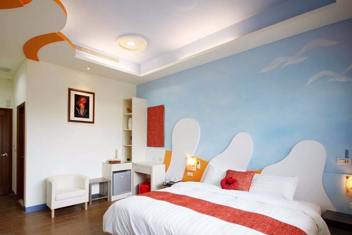 Chambre Double Ălite, 1 grand lit, non-fumeur, vue cour intĂ©rieure