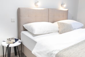 Blackout curtains, soundproofing, iron/ironing board