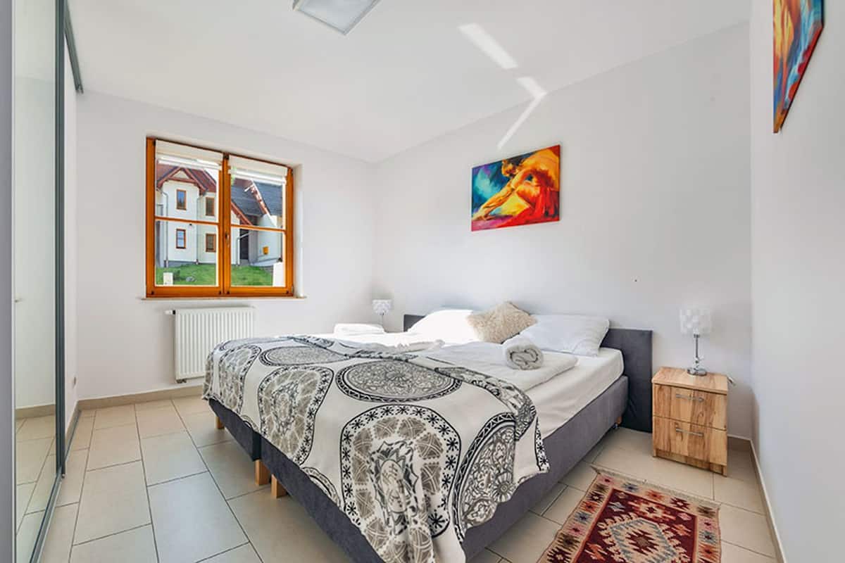 Apartment (60.1) | Bügeleisen/Bügelbrett, kostenloses WLAN, Bettwäsche
