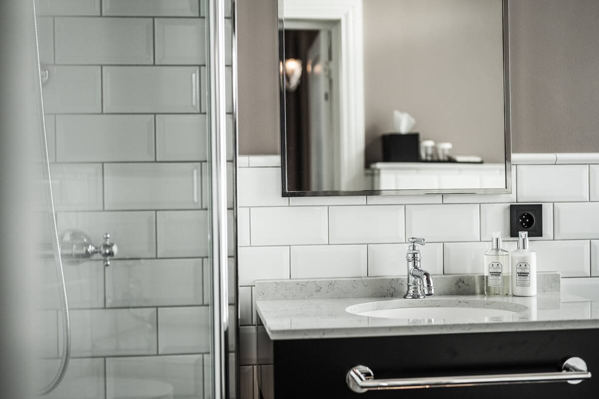 free toiletries, hair dryer, bathrobes, slippers