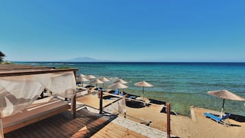 Vista a la playa o el mar