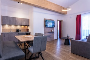 Appartement familial | Cuisine privée | Lave-vaisselle, vaisselle et ustensiles