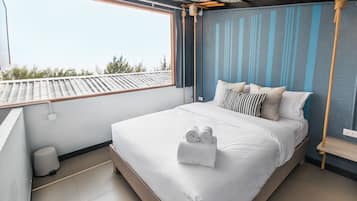 Duplex família, várias camas, vista para o mar | Vista para praia/oceano