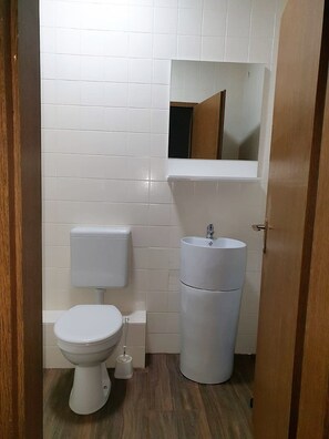 Habitación doble | Baño | Ducha y toallas