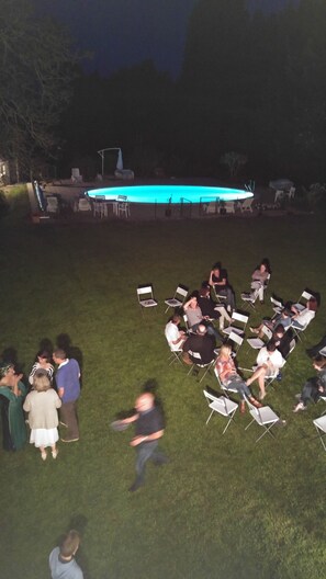 Outdoor pool - La Chancellerie (Huismes)
