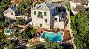 Villa, 3 camere da letto (Villa Thalia) | Terrazza/patio