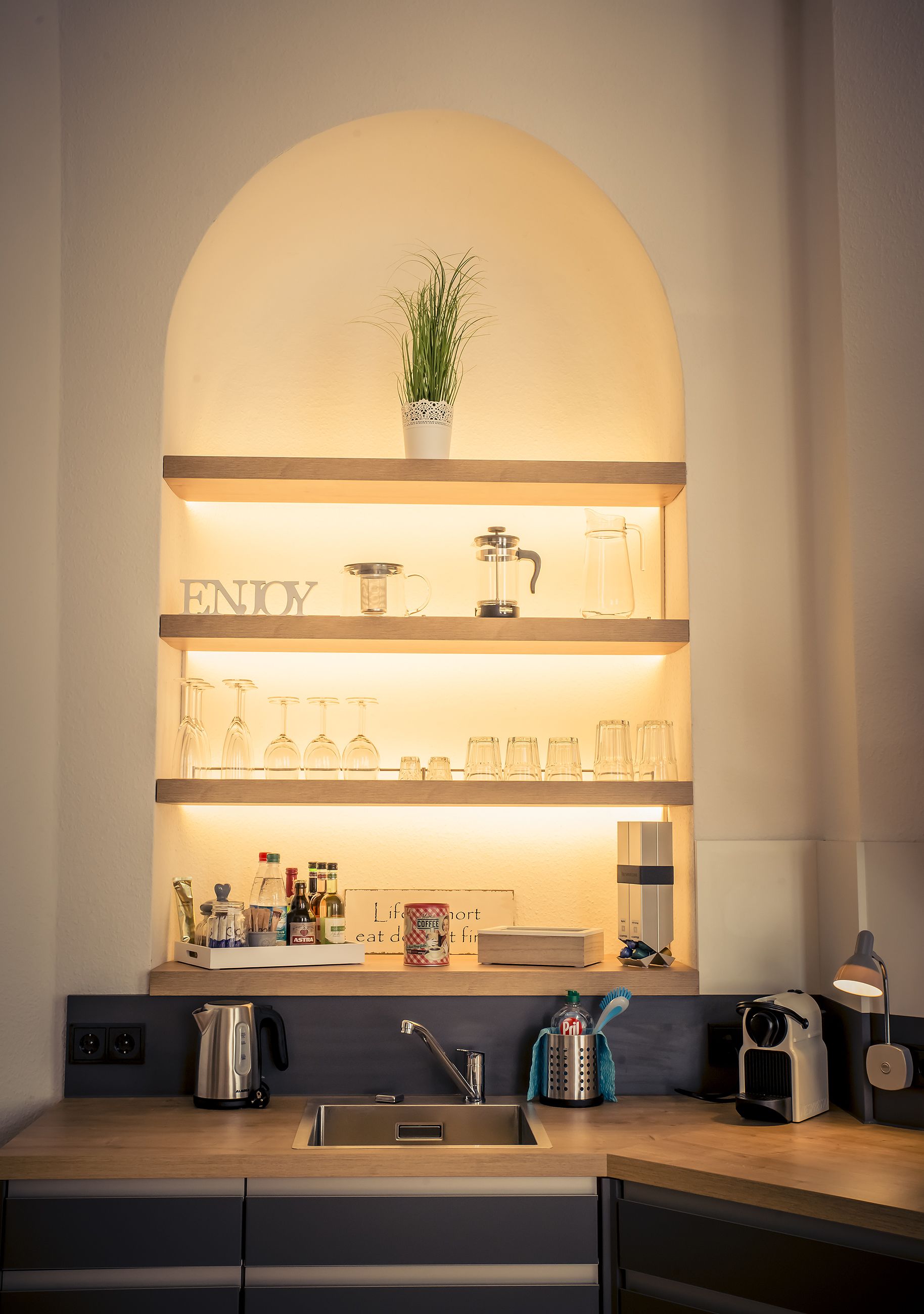 Apartment (Suite) | Private kitchen | Full-size fridge, oven, stovetop, dishwasher