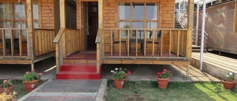 Vue sur le complexe touristique