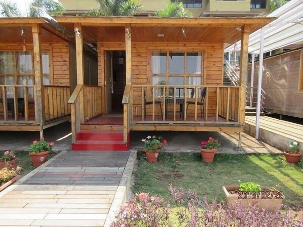 Vue sur le complexe touristique