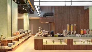 Desayuno buffet diario (IDR 1210000 por persona)