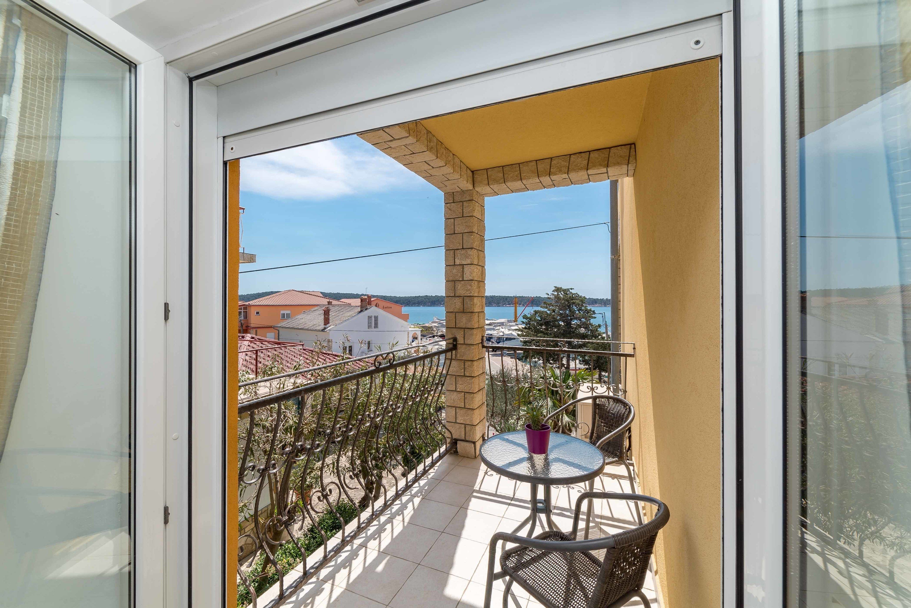 Premium appartement, uitzicht op zee (106) | Balkon