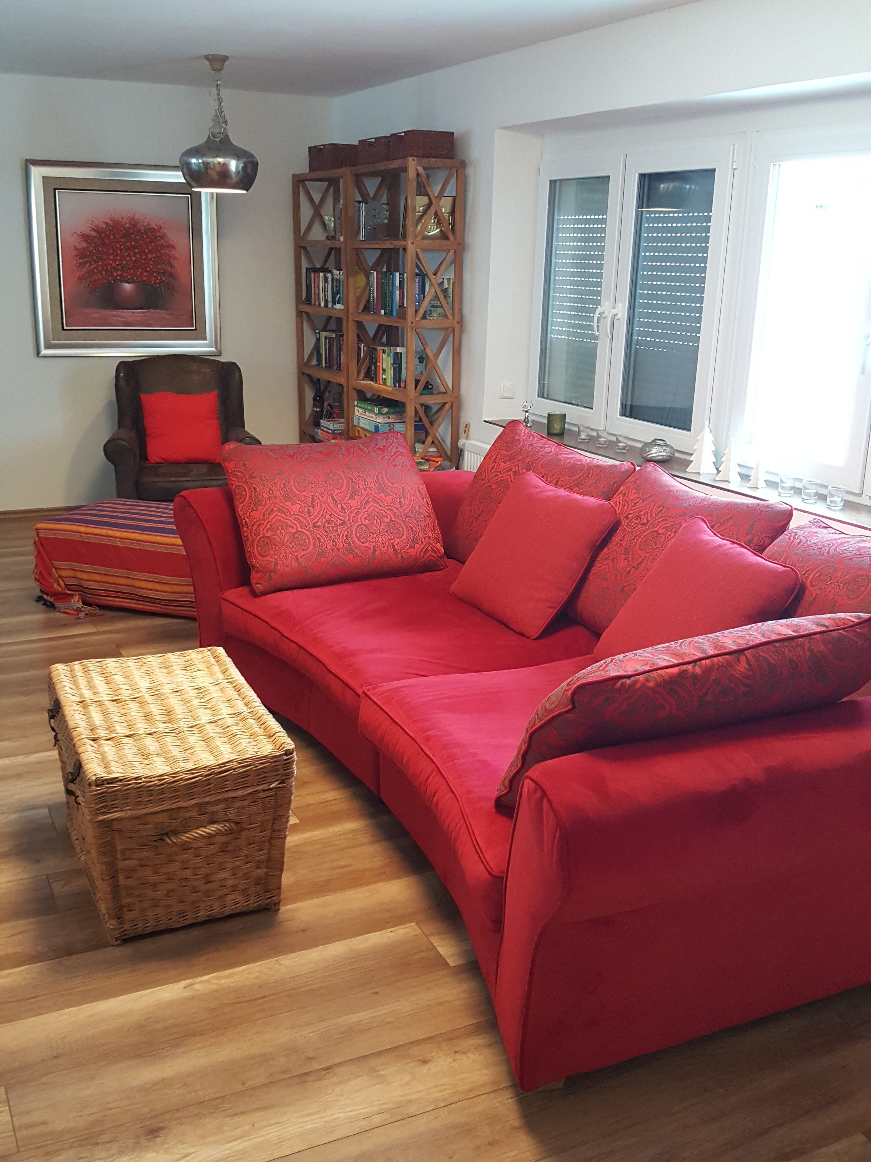 Comfort Bungalow, 2 Queen Beds, Non Smoking, Mountain View | Living room