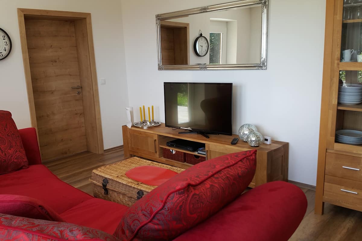 Bungalow Confort, 2 camas Queen size, para no fumadores, vista a la montaña | Cortinas blackout y ropa de cama