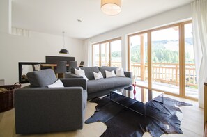 Luxury Chalet, 3 Bedrooms, Sauna, Mountain View (Am Kirchwald 98A) | View from room