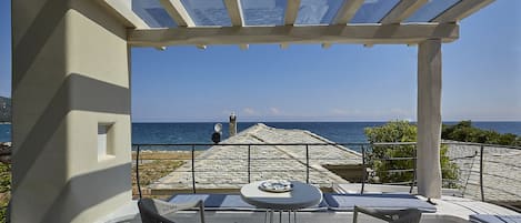 Villa, 3 Bedrooms, Sea View | View from room