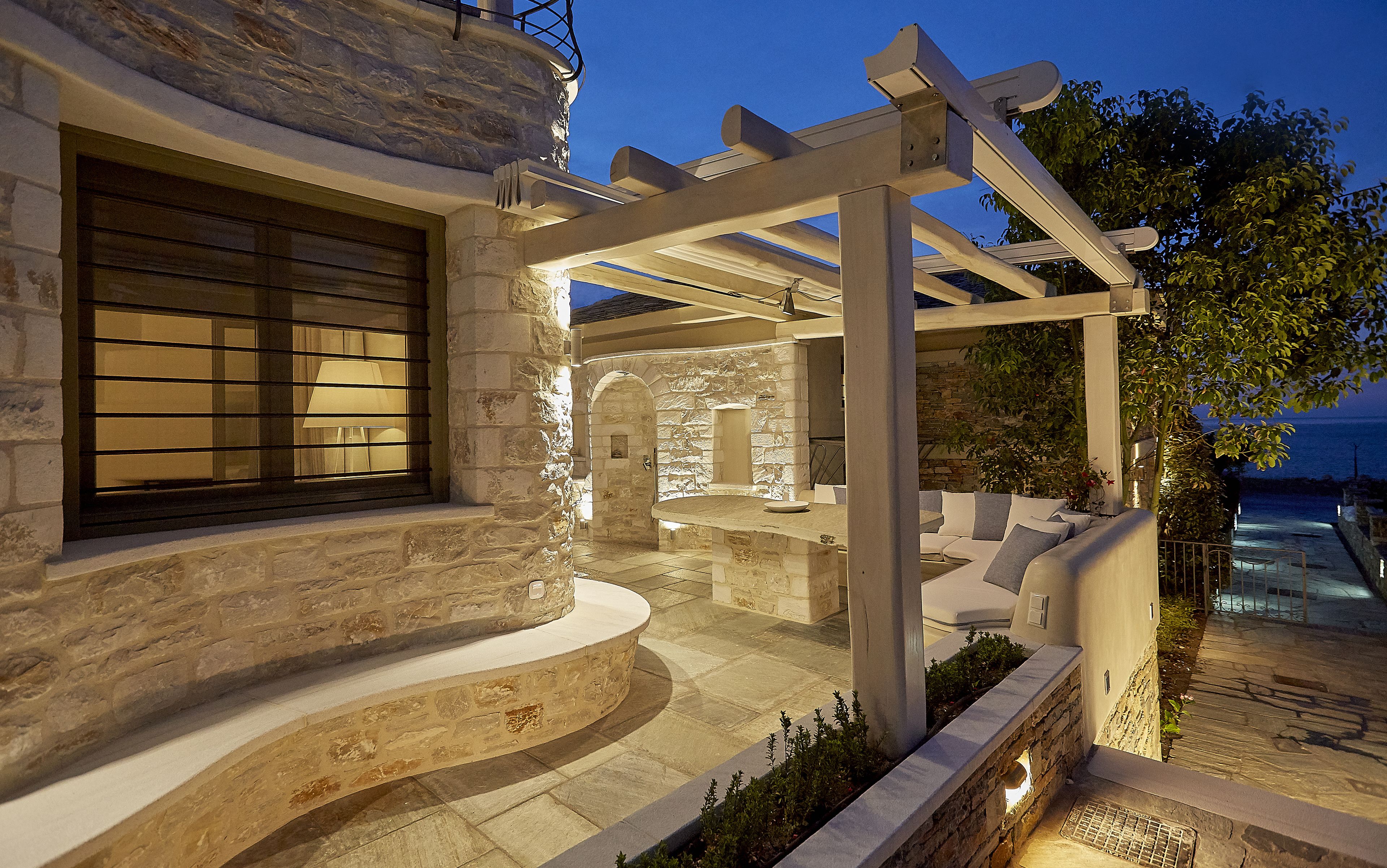 Villa, 3 slaapkamers, uitzicht op zee | Terras