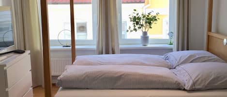 1 habitación, cuna de viaje, wifi gratis y ropa de cama