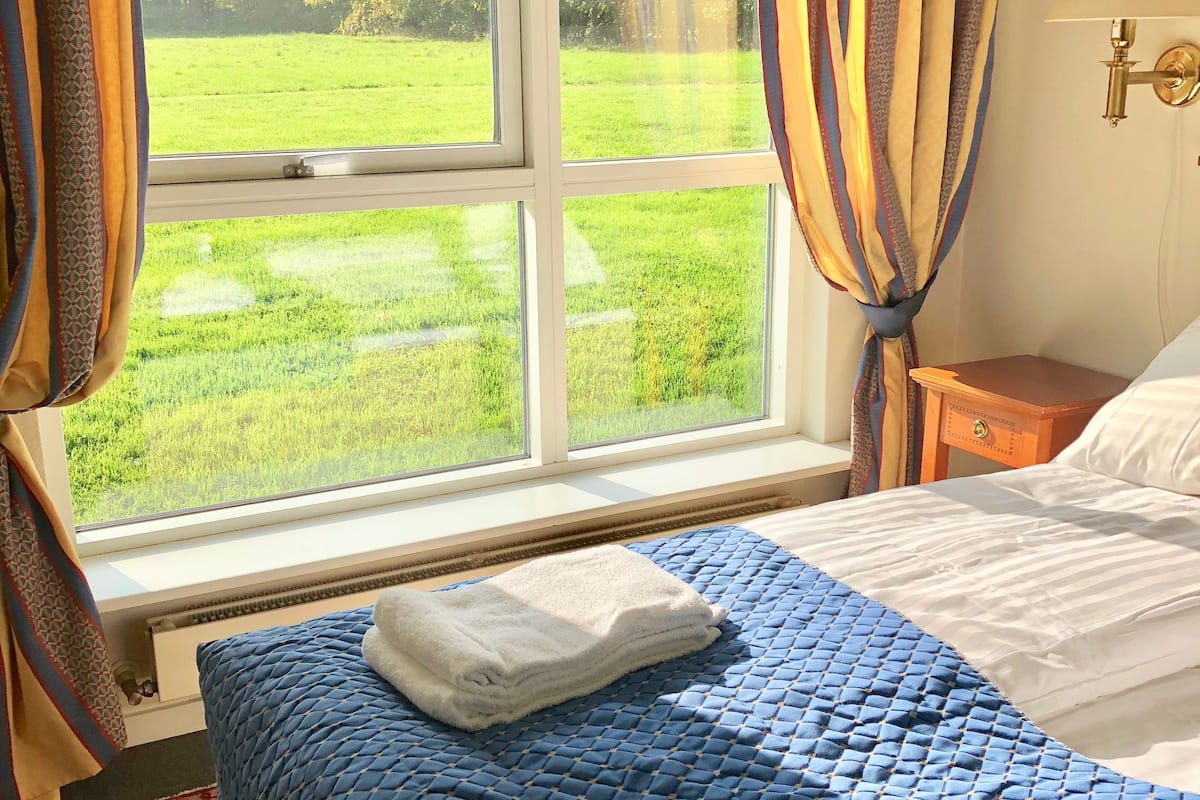 double room, private bathroom | view from room