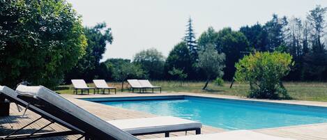 Udendørs pool, opvarmet pool