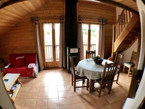 Dining - T4 DUPLEX APARTMENT 6 PEOPLE 3 BEDROOMS 70 M2 SERRE CHEVALIER (La Salle-les-Alpes)