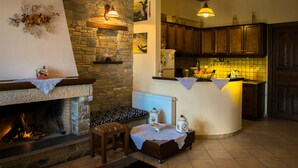 Traditional-Haus, 2 Schlafzimmer | Wohnbereich