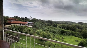 Blick vom Balkon