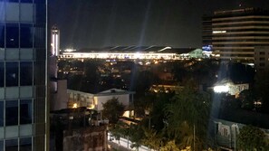 Suíte presidencial, 1 cama King e sofá-cama, sacada, vista para a cidade | Terraço/pátio