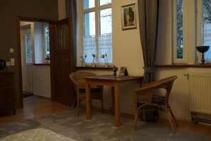 Chambre Double Deluxe, vue jardin | Vue de la chambre