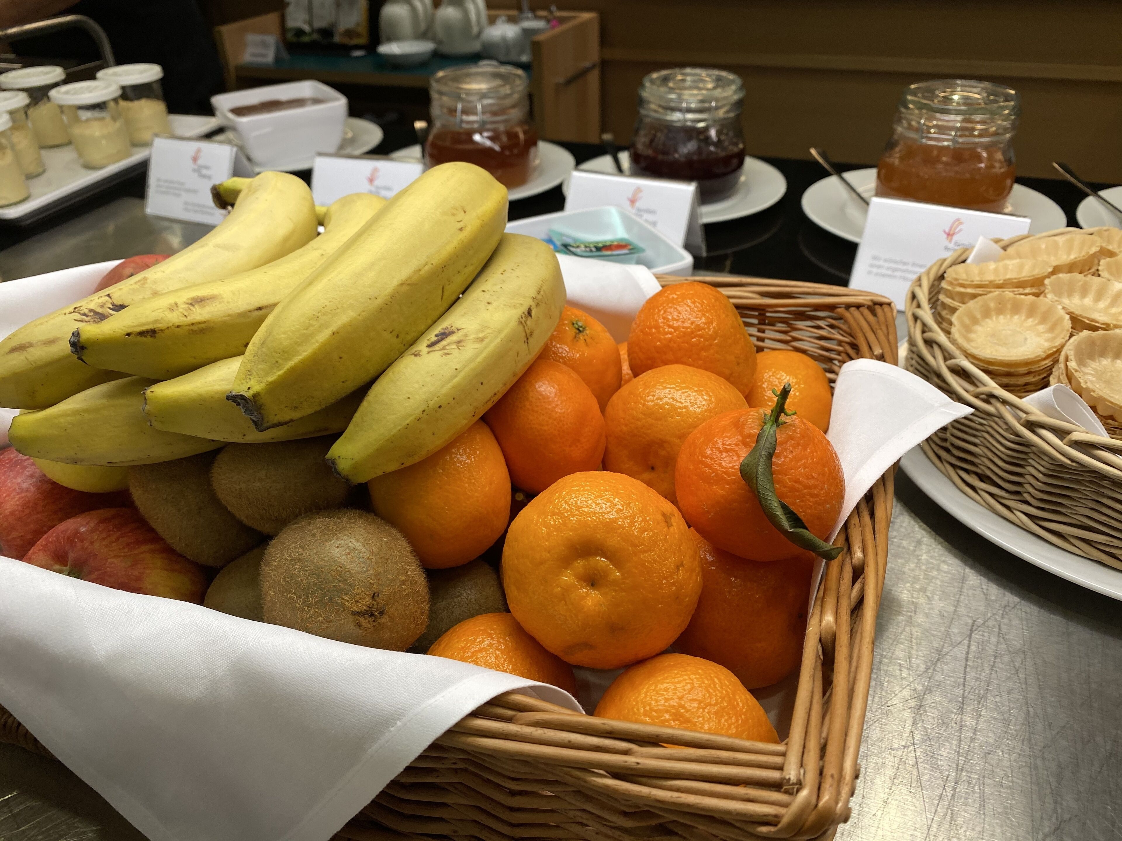 daily buffet breakfast (eur 13.50 per person)