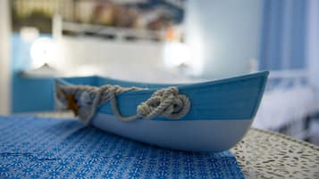 Firemannsrom – comfort, 1 queensize-seng med sovesofa (Room Naples) | Minibar, wi-fi (inkludert) og sengetøy