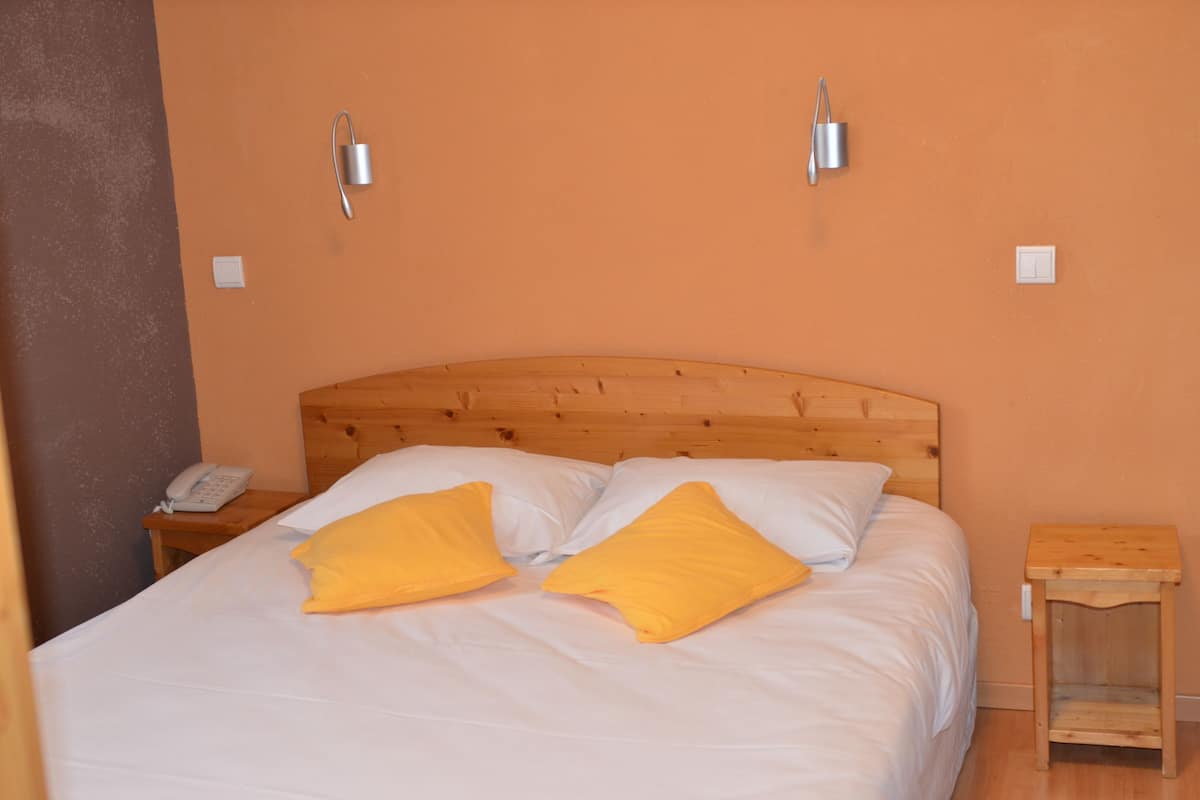 Blackout curtains, soundproofing, iron/ironing board (on request)