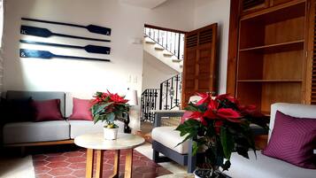 Sala de estar en el lobby