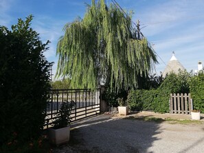 Majoituspaikan sisäänkäynti