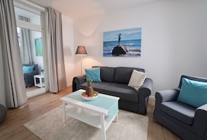 Comfort-Apartment | Wohnzimmer | Flachbildfernseher