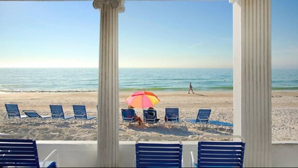 Suite, 2 Bedrooms, Kitchen | Property grounds - Via Roma Beach Resort 2 Bdrm (Bradenton Beach)