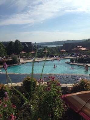 Indoor pool, outdoor pool