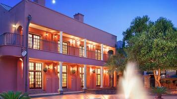 Front of property – evening/night