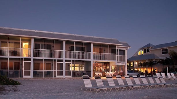 Front of property - evening/night