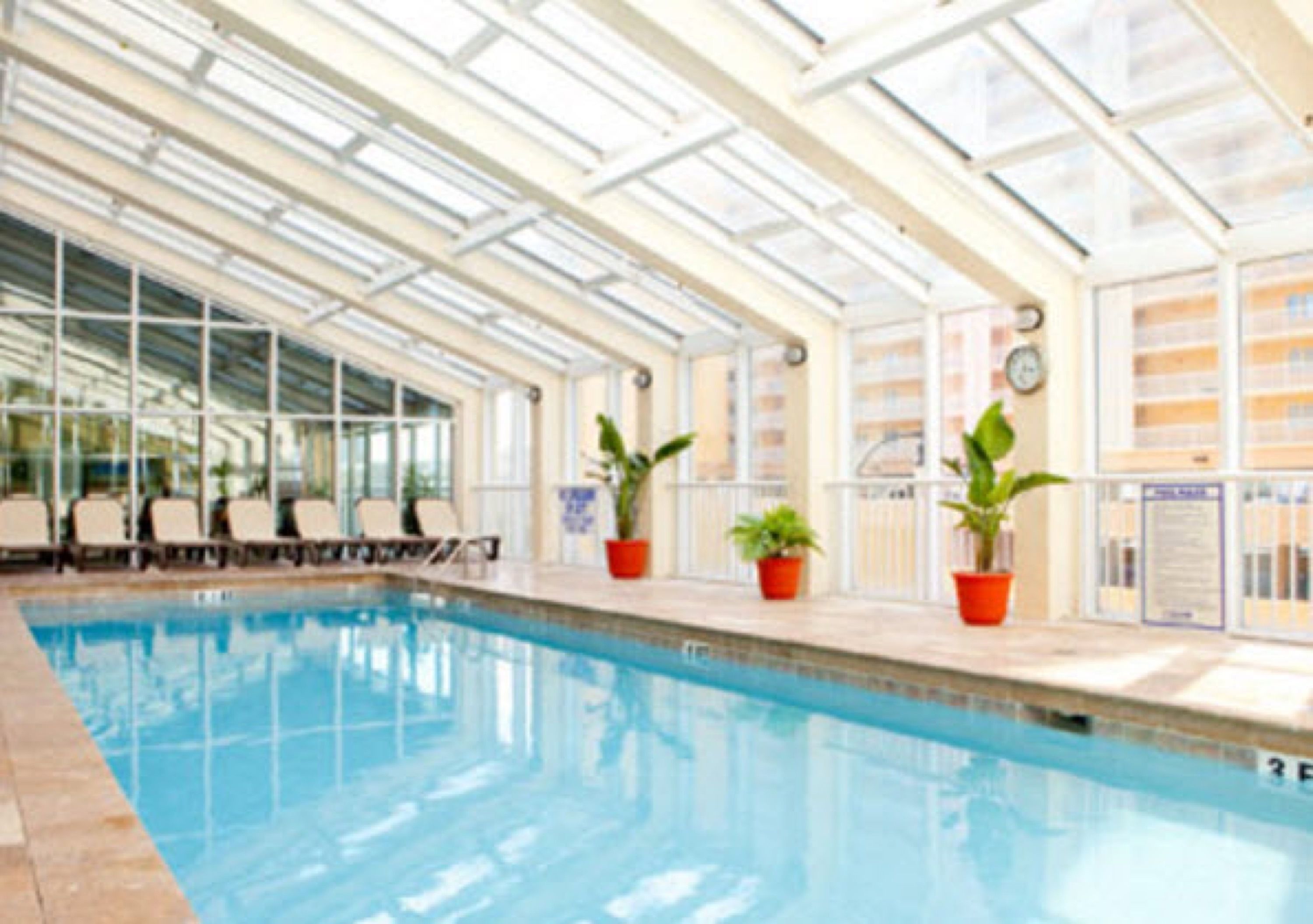 Indoor pool, outdoor pool