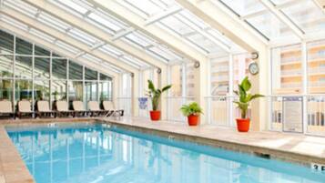 Indoor pool, outdoor pool