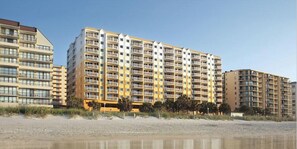 On the beach - Shore Crest Oceanfront 2 Bdrm 101 (North Myrtle Beach)