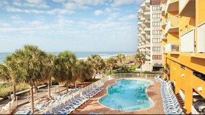 Suite, 2 Bedrooms, Kitchen | Outdoor pool | Indoor pool, outdoor pool - Shore Crest Oceanfront 2 Bdrm 101 (North Myrtle Beach)