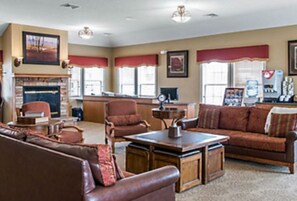 Sala de estar en el lobby