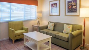 Studio, 1 Bedroom, Kitchen | Living area | Flat-screen TV, DVD player - Classic Holmes Beach Resort Studio 101 (Holmes Beach)