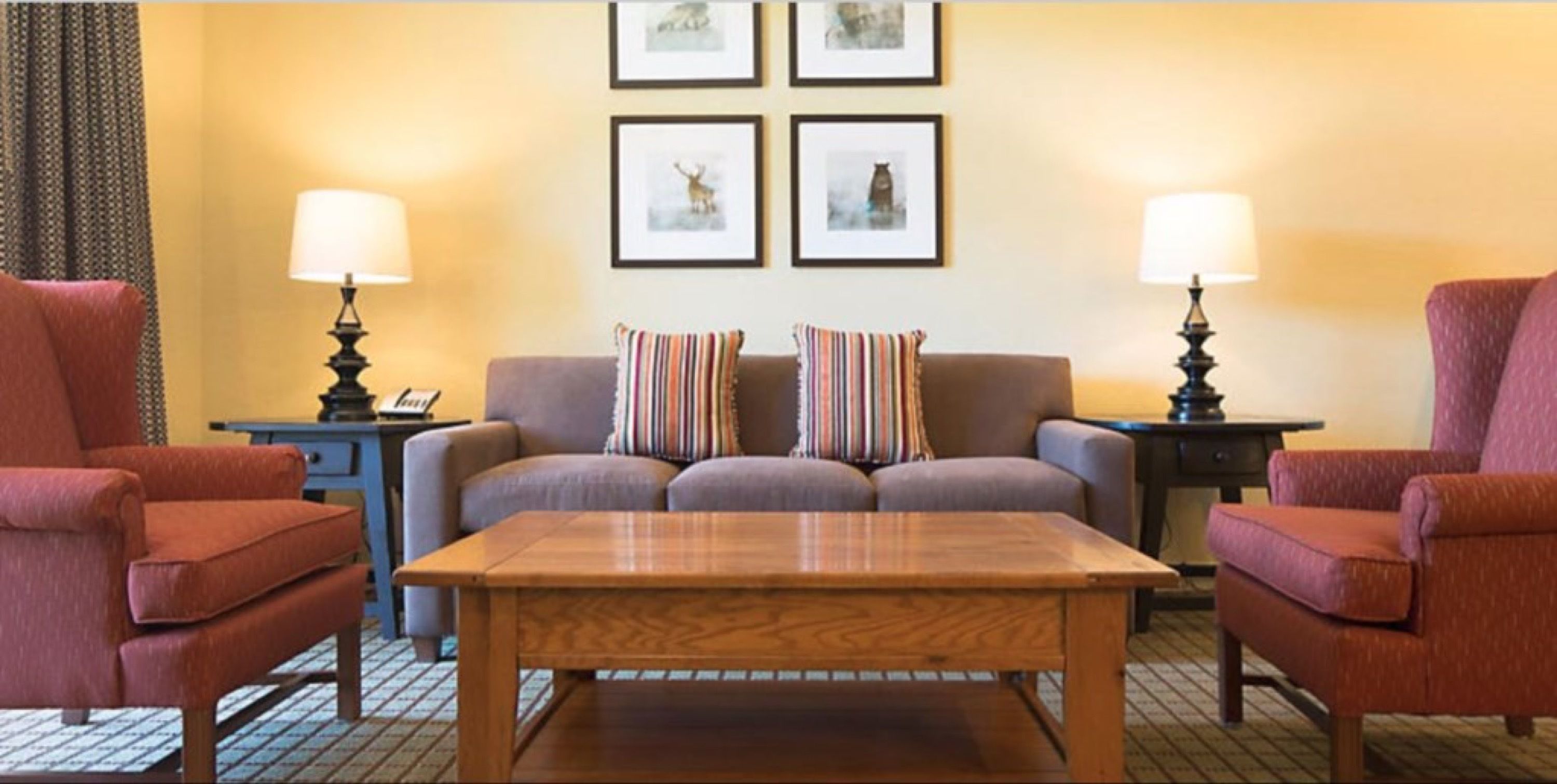 Suite, 2 Bedrooms, Fireplace | Living area