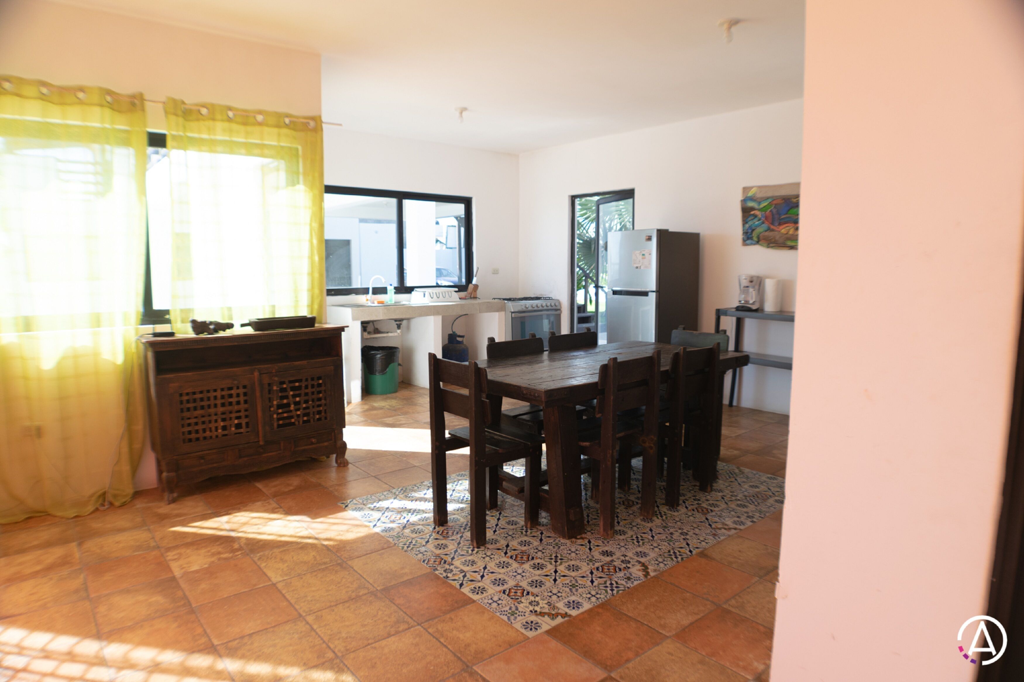 Villa, Beachfront | Private kitchen | Full-sized fridge