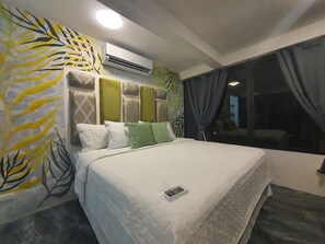 Habitación doble, vista al océano | Ropa de cama 