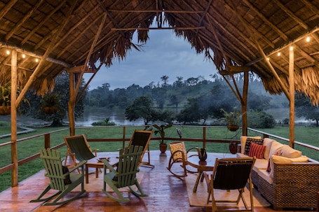 Terrace/patio. Guacimo Lodge
