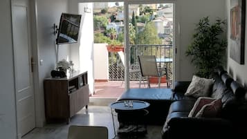 Una Smart TV, videojuegos, un reproductor de DVD, libros